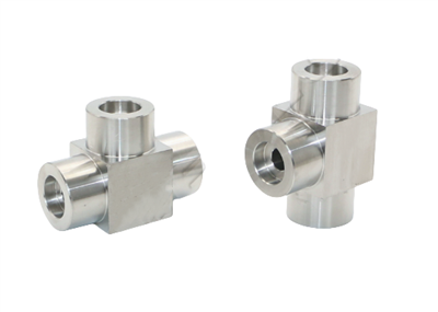 Nerjaveèi asye segondè presyon soude Tee Connectors